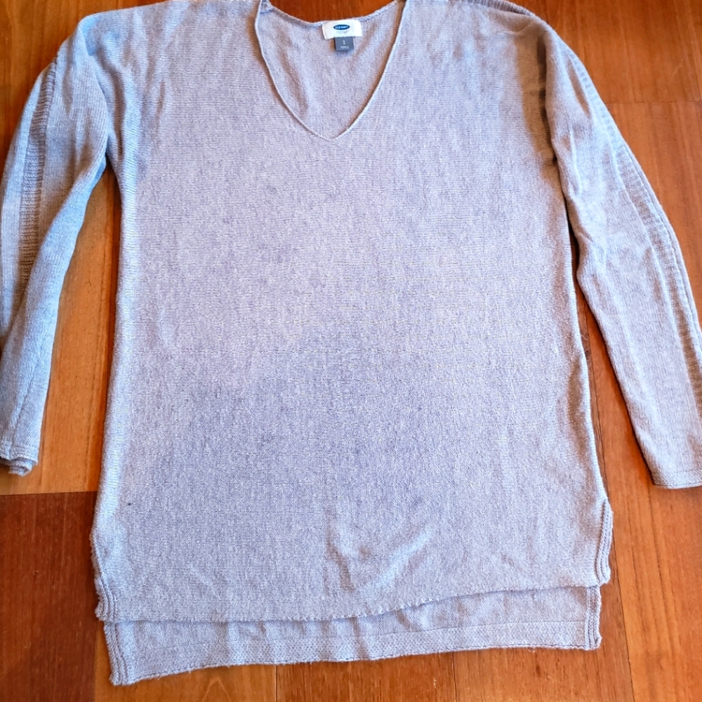 Old navy sweater,  light gray.  Size small